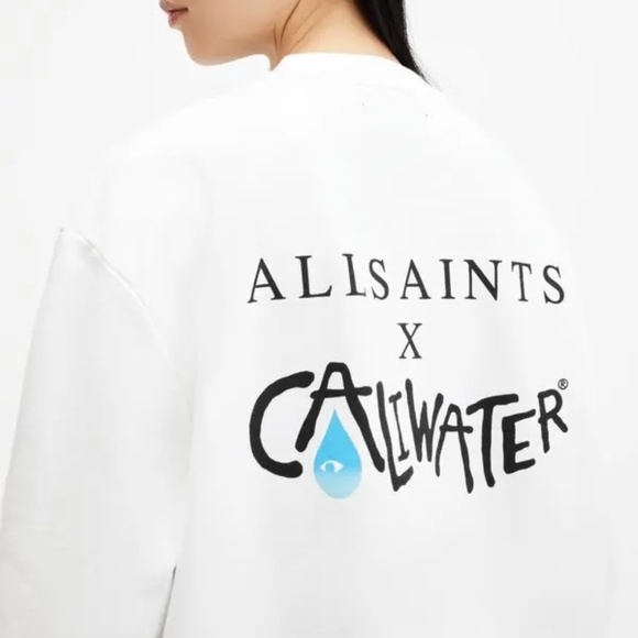 ALLSAINTS Caliwater Relaxed Fit Sweatshirt XS MSRP $169 - Picture 1 of 14